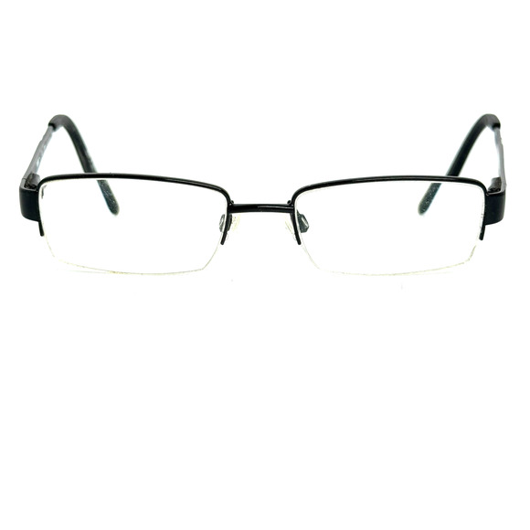 Puma PU15406 BK 48-17-130 Black Metal Half Rim Eyeglasses Frame H19380 - Picture 1 of 7